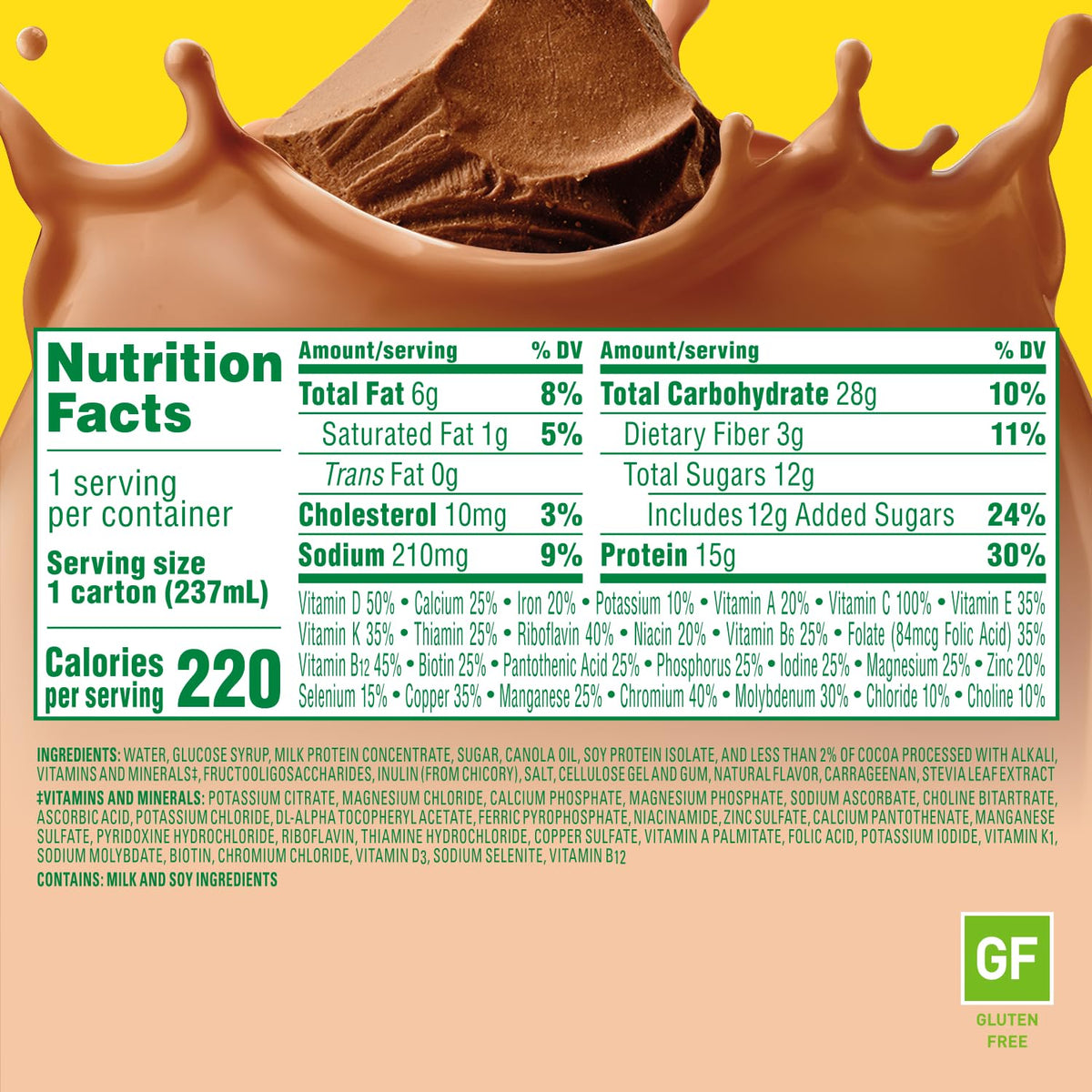 High Protein with Fiber Chocolate Breakfast Essentials 24 pk P143