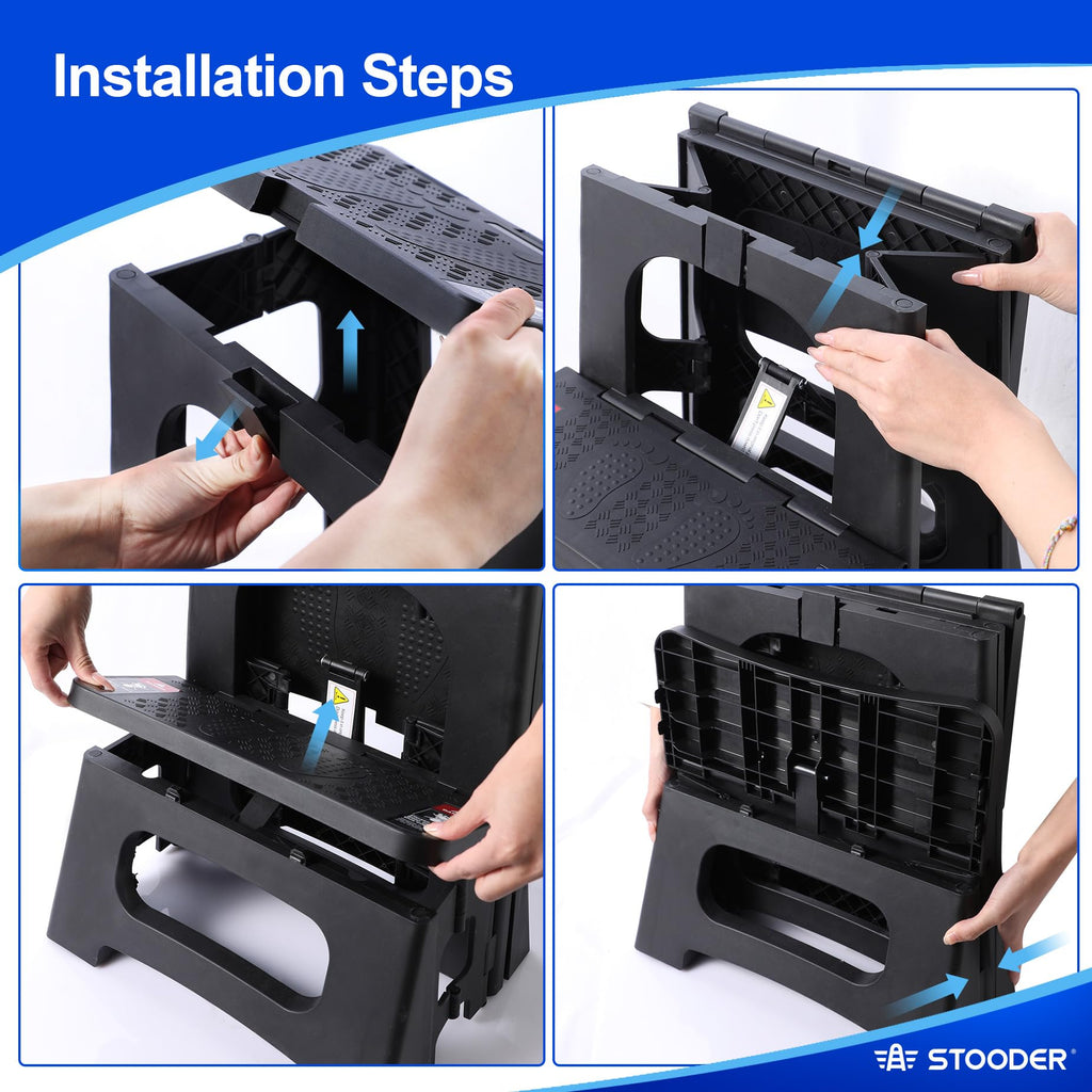 Folding 2-Step Non-Slip Step Stool O905001