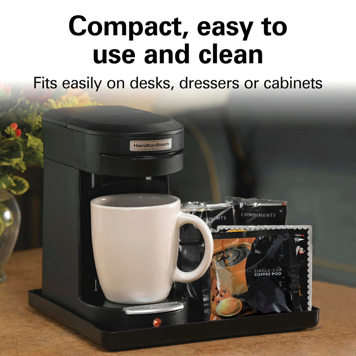 Black Single Serve Pod Coffeemaker B9705