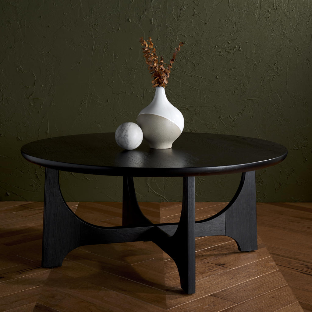 Black Wood Coffee Table V5113