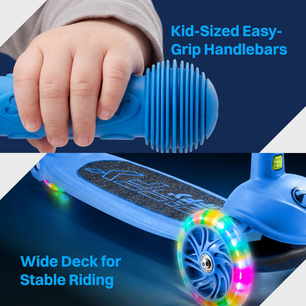 Multicolor 3 Wheel Scooter with LED Light-Up Wheels O779151