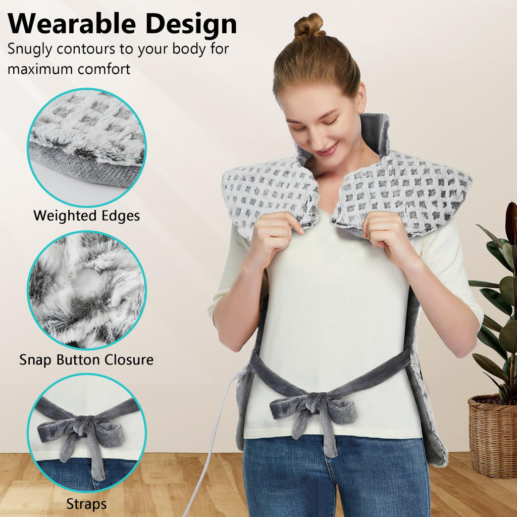 4 Massaging Heating Pad E41007