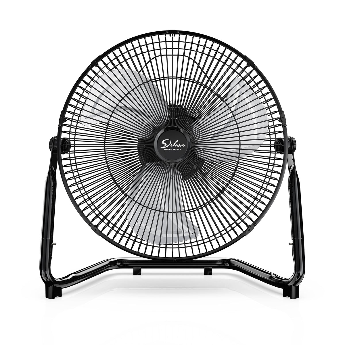 12 Inch 3-Speed Oscillating Metal Floor Fan E694497