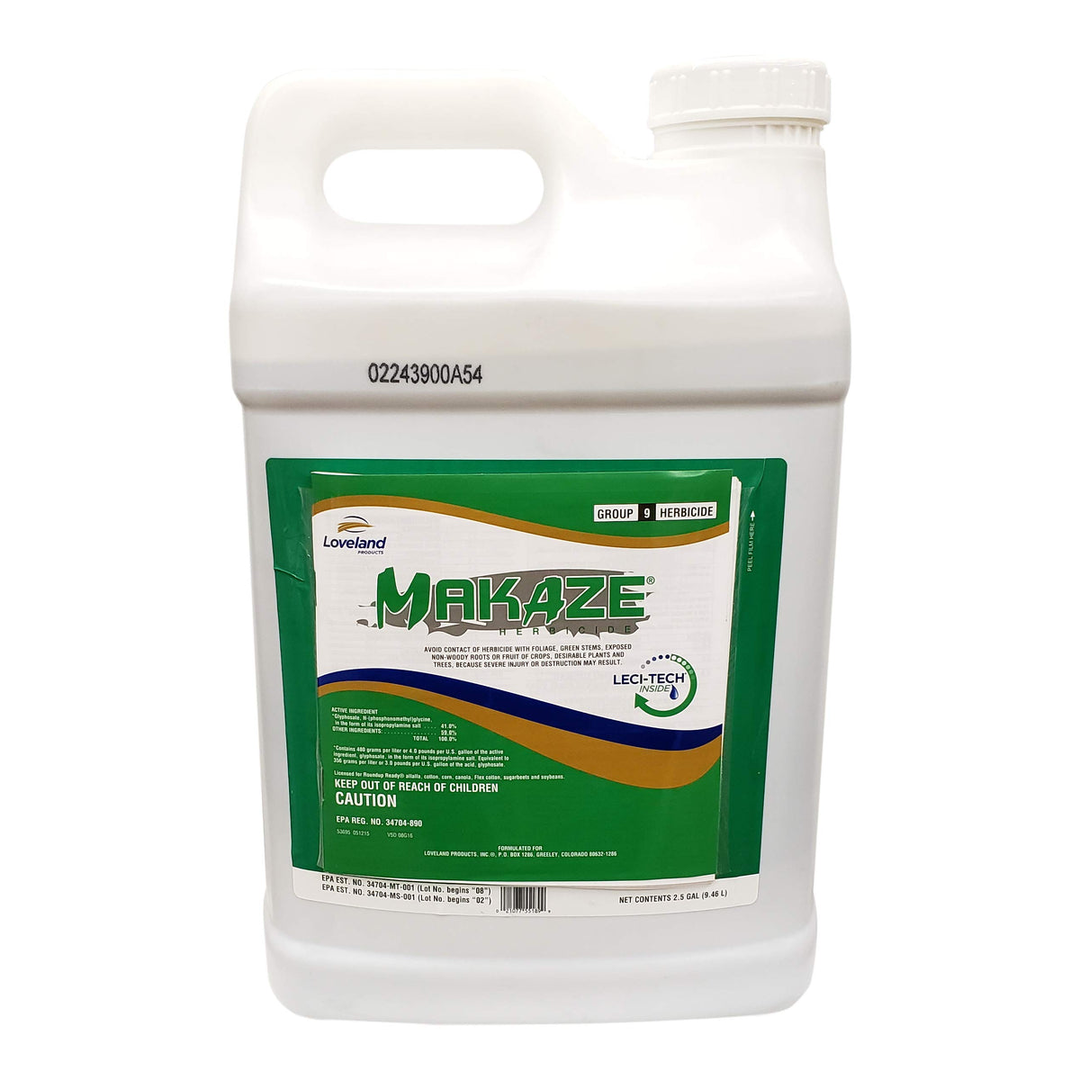 41% Glyphosate 2.5 Gallon Jug E723