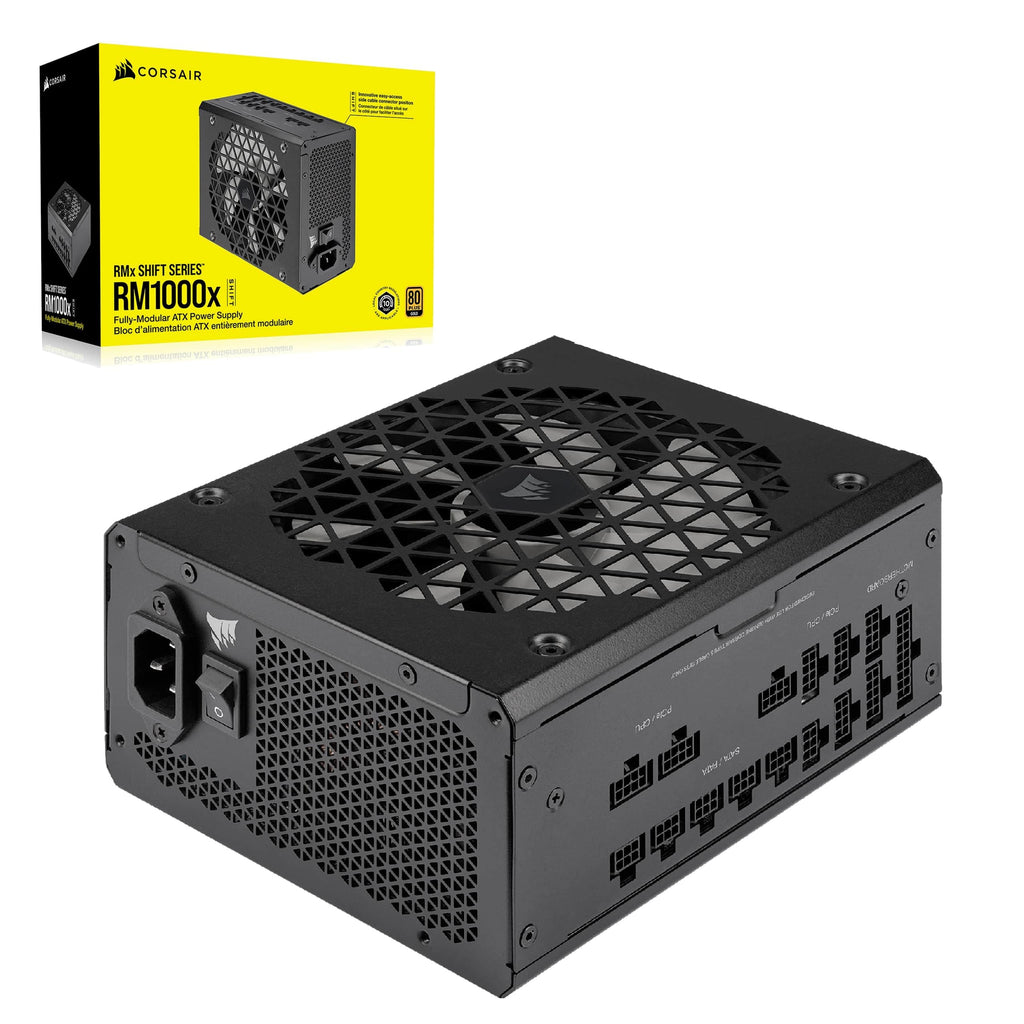 Black ATX 3.1 PCIe 5.1 Power Supply Y95256