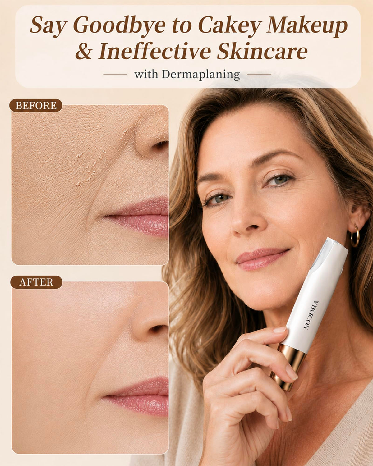 Dermaplane Razor for Women Face H7180