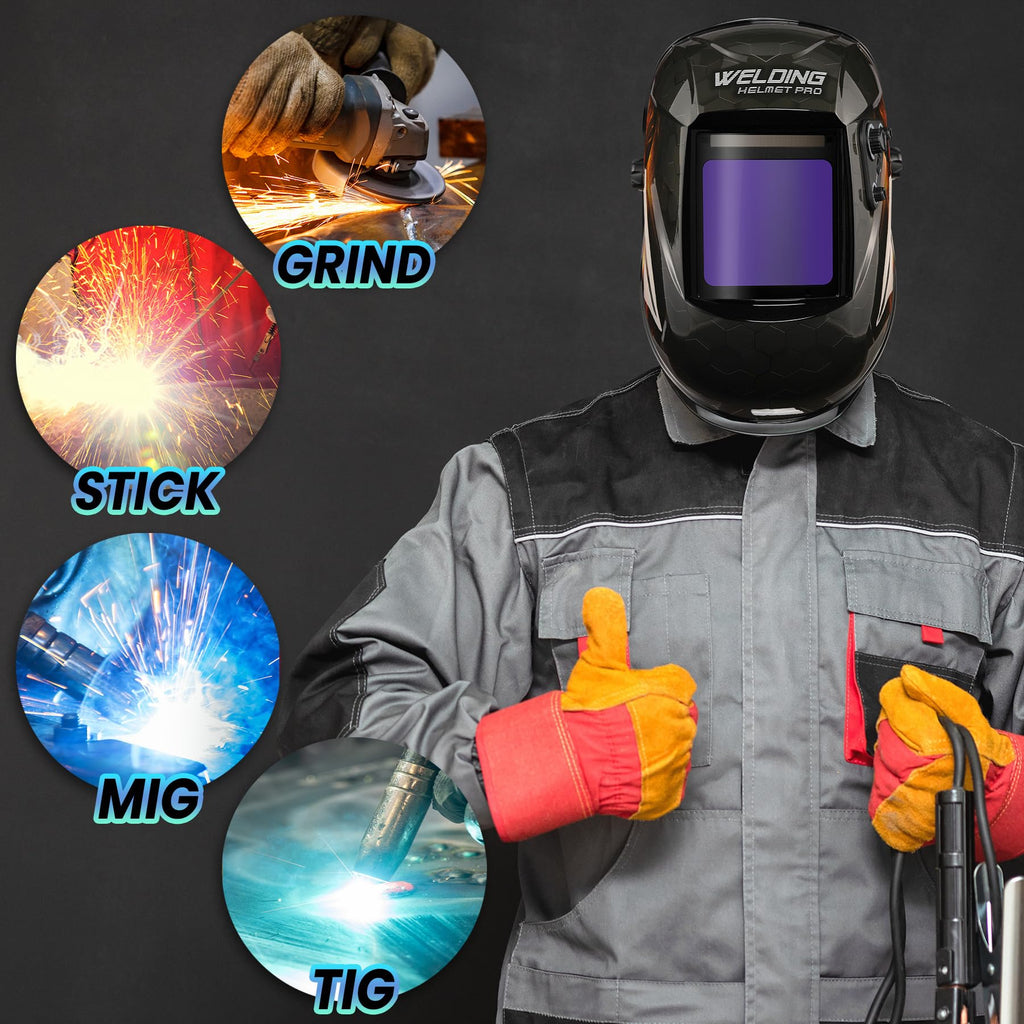 Auto Darkening True Color Solar Powered Welding Helmet N9757