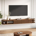 71" Solid Wood Floating TV Stand V778