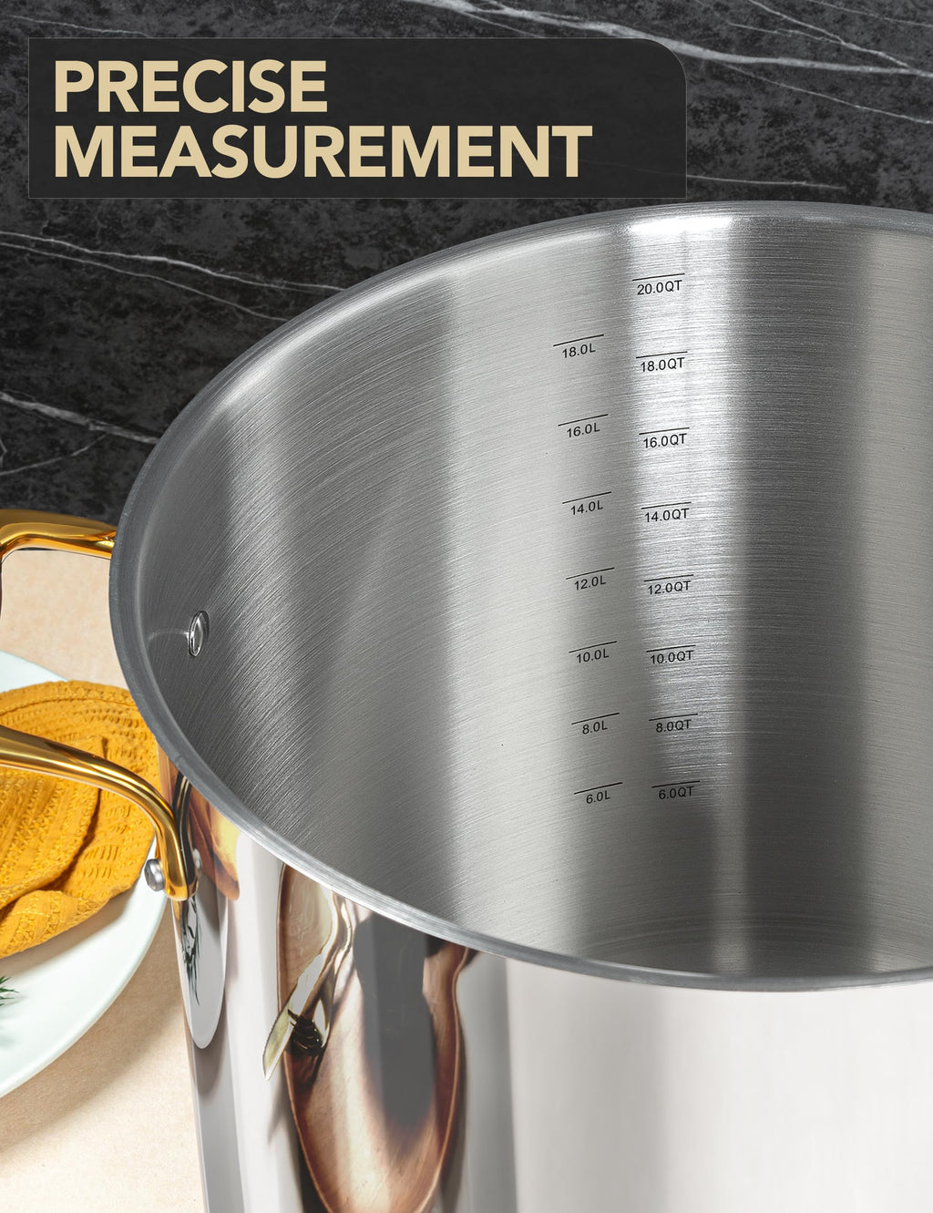 20 Quart Stainless Steel Stock Pot with Lid A291831