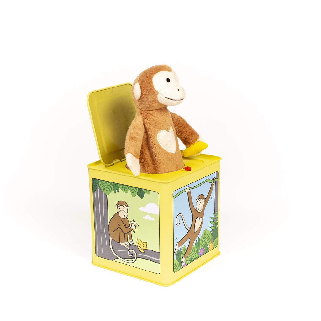 Monkey Jack in the Box Plush Tin Toy J1489