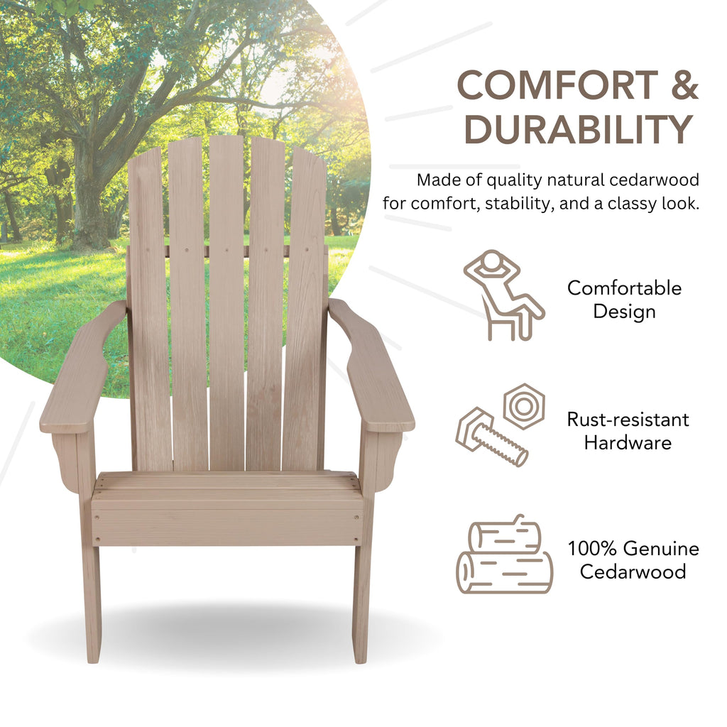 Wooden Adirondack Chair R6253