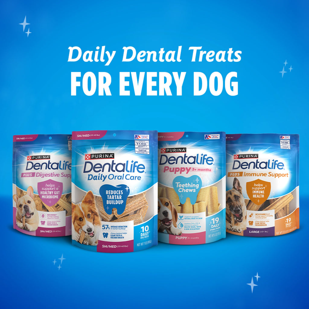 Daily Oral Care Dog Treats for Small Dogs, 58 ct T554