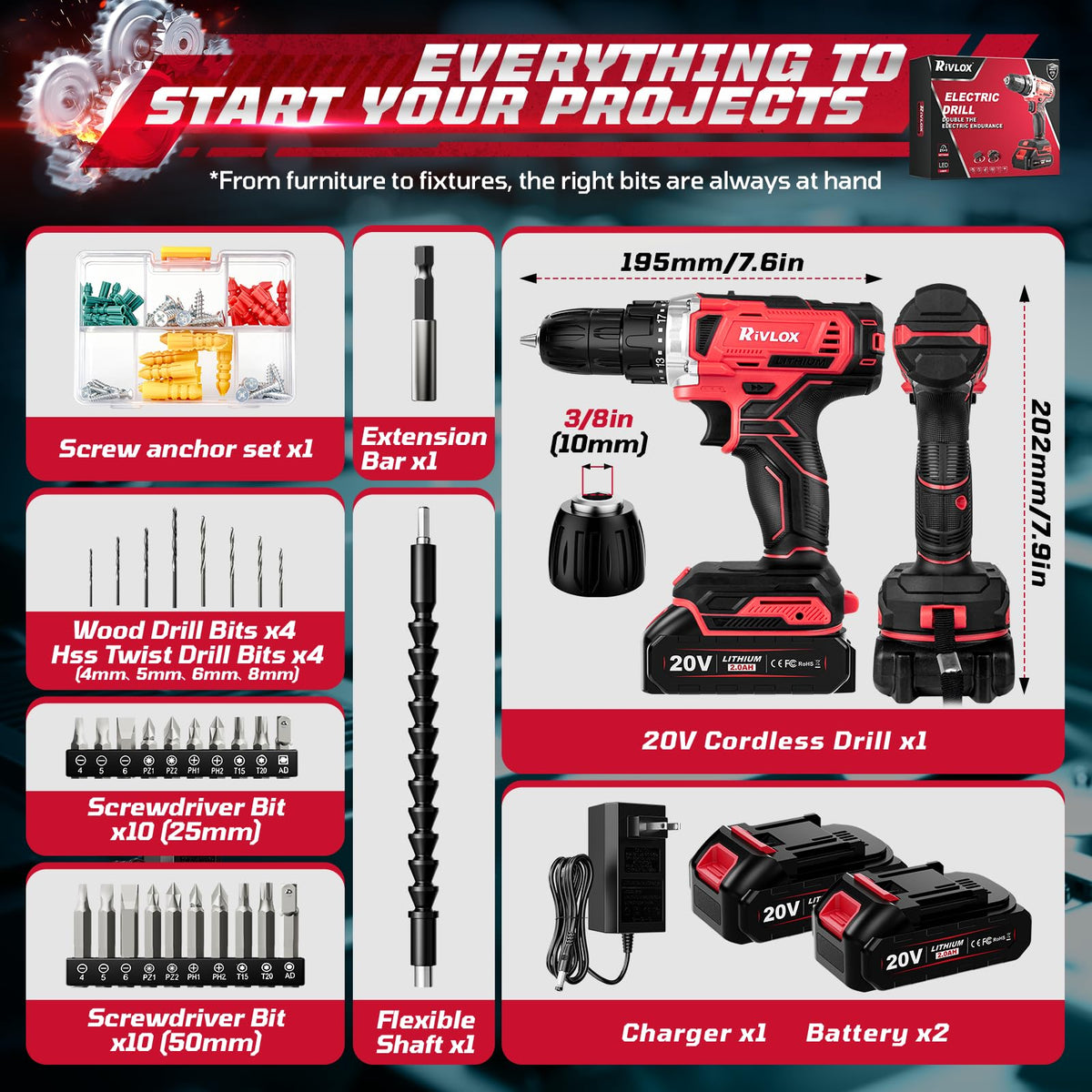 Cordless Drill Set D23291