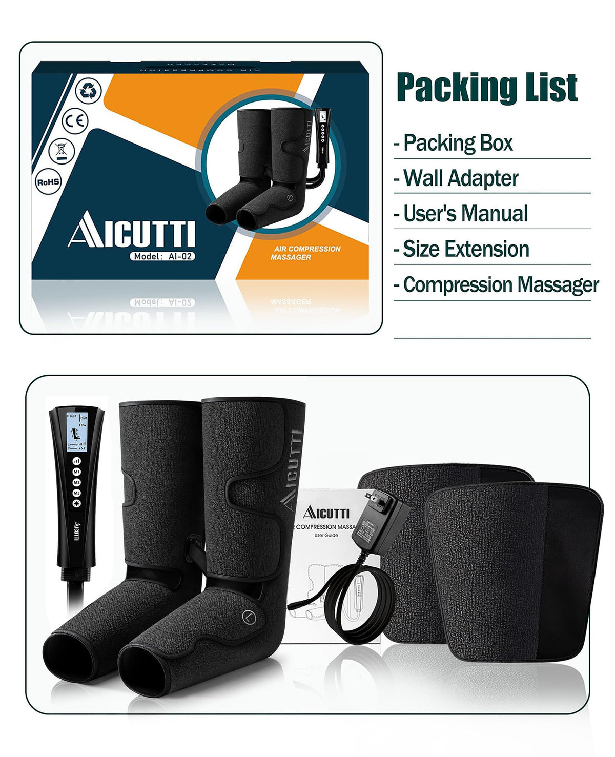 Full Leg Massager with Heat M194847