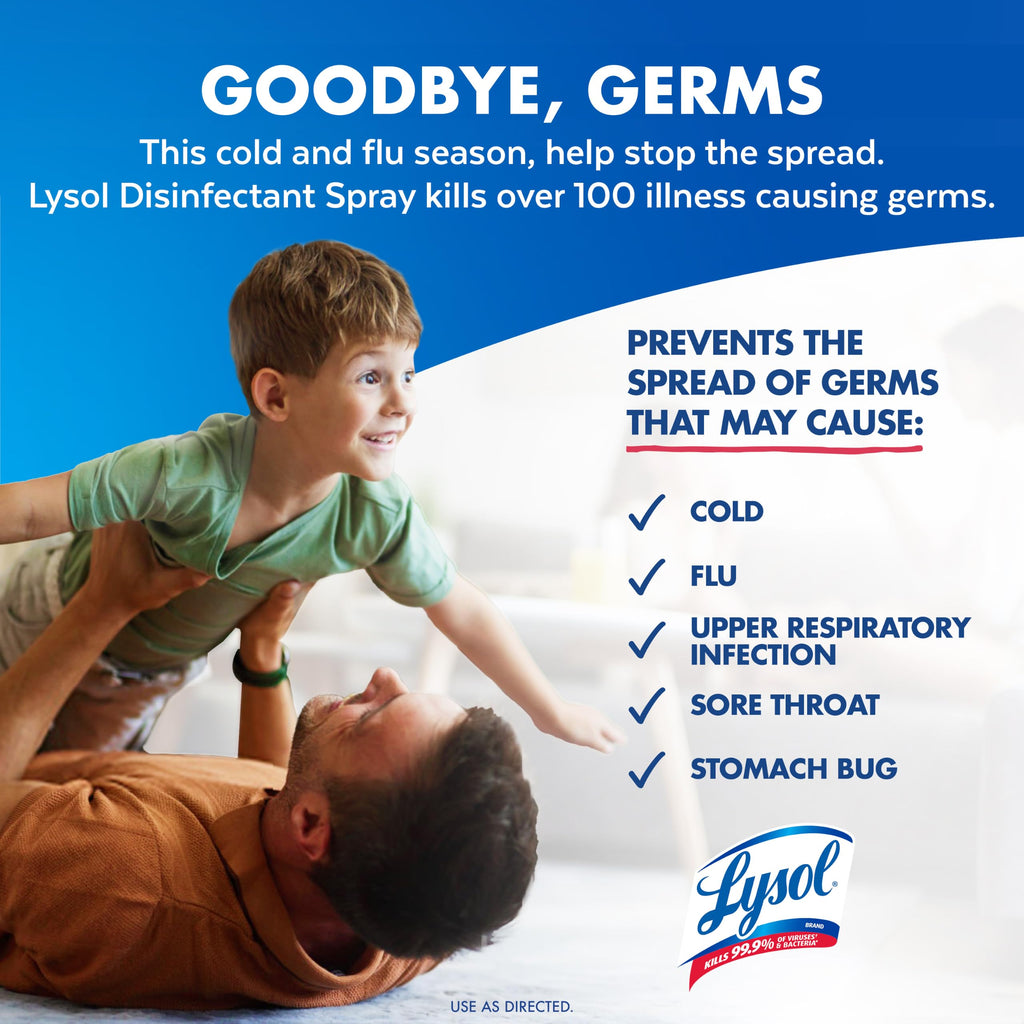 Disinfectant Spray Crisp Linen 19 oz 2 Pack S849623