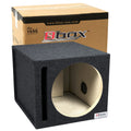 Single Vented 12 Inch Subwoofer Box with Nickel Finish Terminals G909713