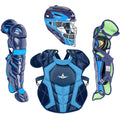 Baseball Catching Equipment Kit with Helmet, Chest Protector, Leg Guards H4695