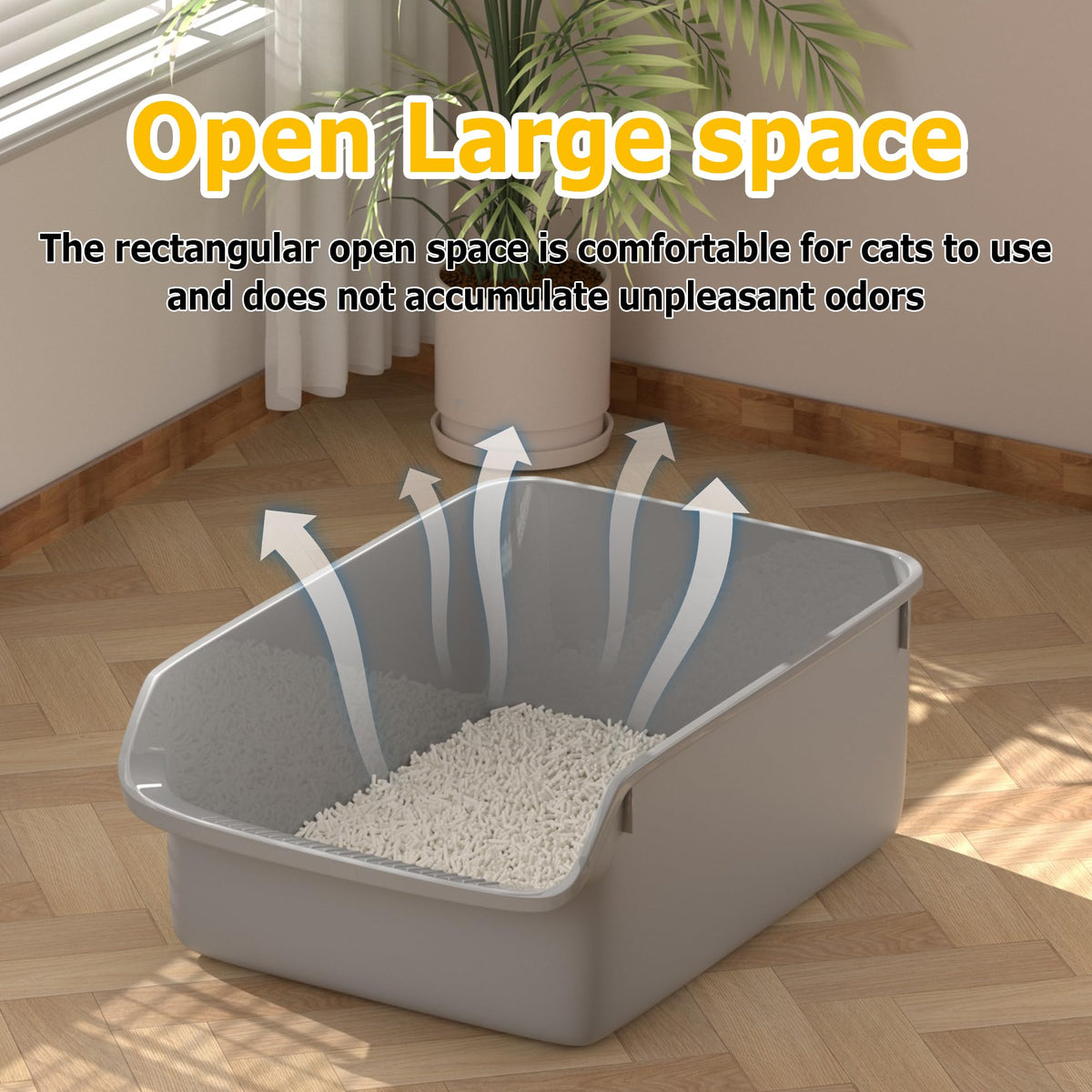 Large High Side Cat Litter Box Q15719