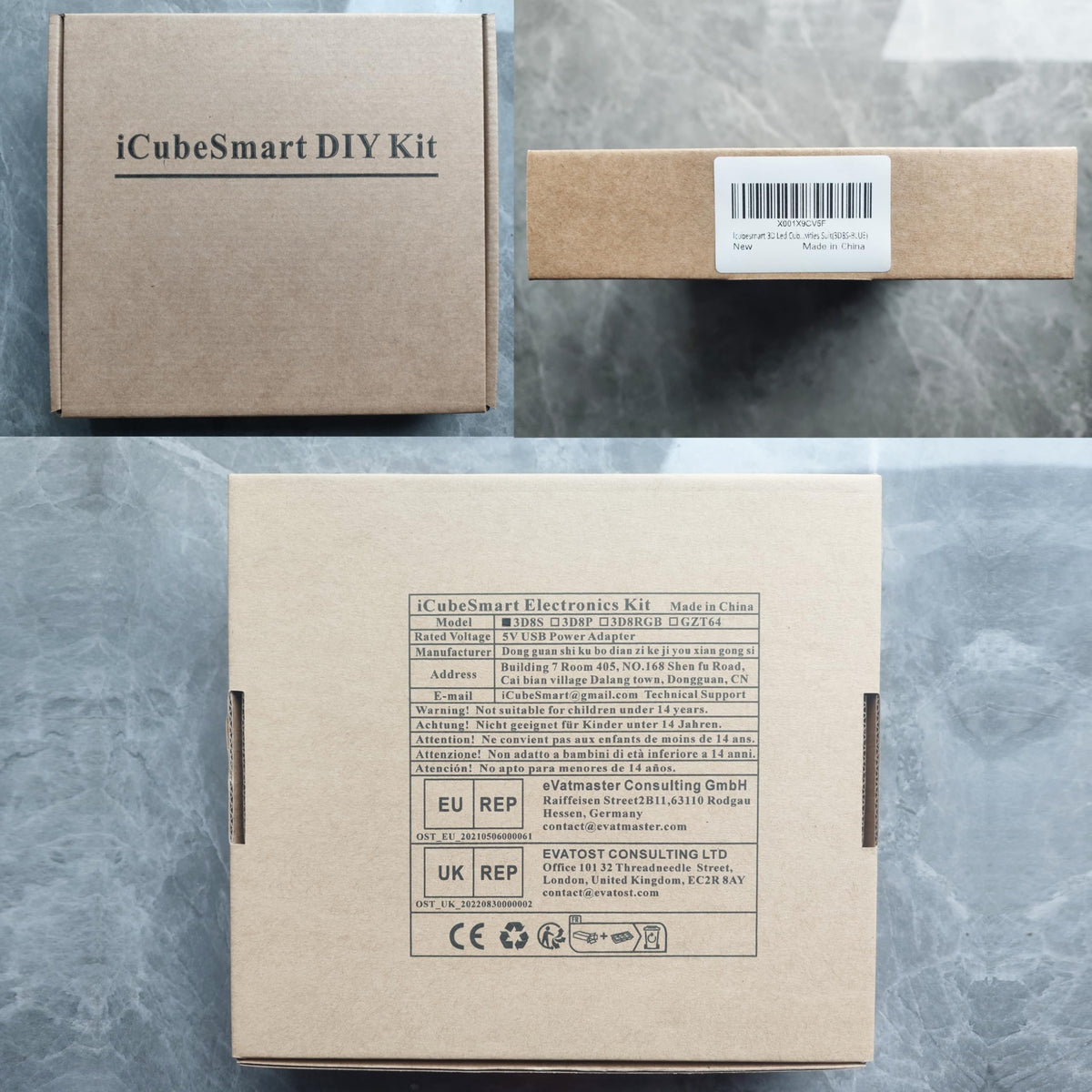 3D Led Cube DIY Electronics Kit 8x8x8 Led Cube DIY Soldering Project Kit P257210