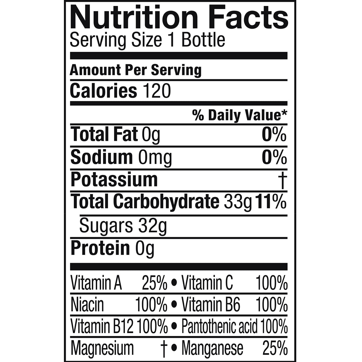20 fl oz 24 Pack Vitamin Water S172