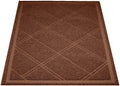 Less-Mess Cat Litter Box Mat 24" x 35" Brown M870